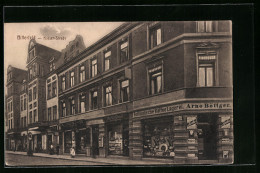 AK Bitterfeld, Kaiser-Strasse Mit Kaffee Lagerei Arno Böttger  - Bitterfeld