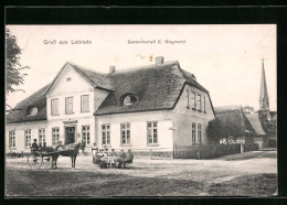 AK Lebrade, Gasthaus Von E. Siegmund In Der Strassenansicht  - Sonstige & Ohne Zuordnung