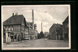 AK Roitzsch B. Bitterfeld, Litfasssäule In Der Poststrasse  - Bitterfeld