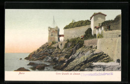 Cartolina Nervi, Torre Gropallo Da Levante  - Sonstige & Ohne Zuordnung