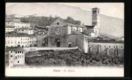 Cartolina Assisi, S. Chiara  - Other & Unclassified