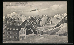 Cartolina Dreisprachenspitze, Hotel Mit Ortlergruppe  - Sonstige & Ohne Zuordnung