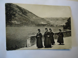 ITALY  POSTCARDS  SCANNO 1952  WOMENS   PAIR STAMPS  POSTMARK - Other & Unclassified