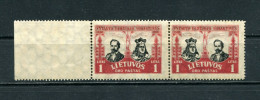 Lithuania 1930 Mi. 313 I Sc C46 Vytautas Airmail Edition MNH** - Lituania