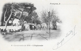 34)  FRONTIGNAN  -  Lendemain De Fête  - L' Esplanade - Frontignan