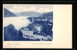 Cartolina Cernobbio /Lago Di Como, Panorama Del Lago Con Cernobbio  - Como