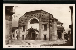 Cartolina Domodossola, Piazza E Chiesa Parocchiale  - Autres & Non Classés