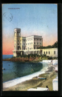 Cartolina Cornigliano, Strand Und Palazzo  - Sonstige & Ohne Zuordnung