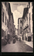 Cartolina Ventimiglia, Via Garibaldi  - Otros & Sin Clasificación