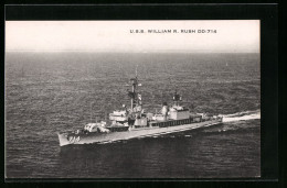 AK USS William R. Rush DD-714  - Guerre