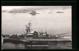 AK USS John Willis DE-1027, Kriegsschiff  - Oorlog