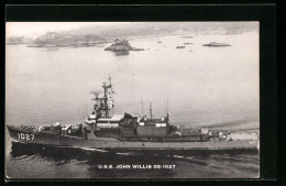 AK USS John Willis DE-1027, Kriegsschiff  - Guerre