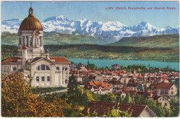 X 974  Zürich. Kreuzkirche Und Glarner Alpen - (Schweiz/Suisse/Switzerland) - 1949 - Zürich