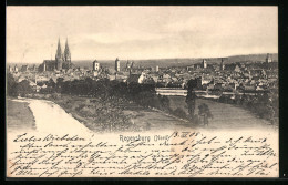 AK Regensburg, Gesamtansicht Mit Dom  - Regensburg