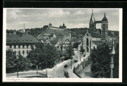 AK Esslingen A.N., Stadtkirche Und Burg  - Esslingen