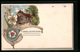 Lithographie Eisenach, Lutherstube A. D. Wartburg, Blume  - Sonstige & Ohne Zuordnung