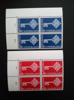 NIEDERLANDE MI-NR. 899-900 POSTFRISCH(MINT) 4er BLOCK EUROPA 1968 KREUZBARTSCHLÜSSEL - 1968