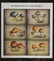 Barbuda 2220-2225 Postfrisch Kleinbogen / Pilze #GH083 - Antigua Und Barbuda (1981-...)