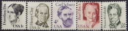 ETATS UNIS D'AMERIQUE - Américains Célèbres 1983 - Unused Stamps
