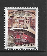 YOUGOSLAVIE 1995 METRO DE BELGRADE YVERT N°2575 NEUF MNH** - Trenes