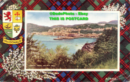 R453226 MacDonald. Oban From Pulpit Hill. A. 1985. Art Colour. Valentines. 1957 - World