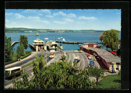 AK Konstanz /Bodensee, Autofähre Konstanz-Meersburg  - Meersburg