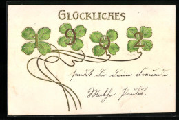 AK Glückliches 1902 Mit Kleeblättern  - Other & Unclassified