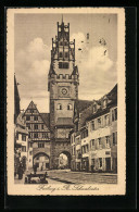 AK Freiburg I. B., Blick Zum Schwabentor  - Freiburg I. Br.