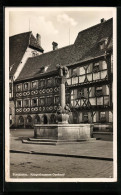 AK Forchheim, Blick Zum Kriegerbrunnen-Denkmal  - Forchheim