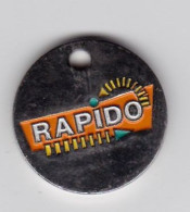 Jeton De Caddie En Métal - Française Des Jeux FDJ - Rapido - Trolley Token/Shopping Trolley Chip