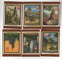 6 Calendars, Stamps, Philately, Czech Rep.,  2008, 65 X 95 Mm - Tamaño Pequeño : 2001-...