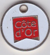 Jeton De Caddie En Métal - Conseil Général De La Côte D'Or (21) - Trolley Token/Shopping Trolley Chip