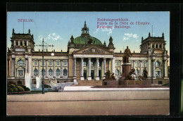AK Berlin-Tiergarten, Reichstagsgebäude  - Tiergarten