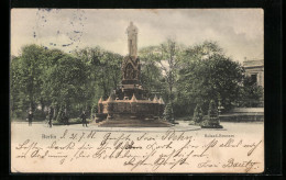 AK Berlin-Tiergarten, Roland-Brunnen  - Dierentuin