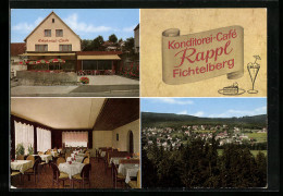 AK Fichtelberg Im Fichtelgebirge, Konditorei-Cafe Adolf Rappl  - Other & Unclassified