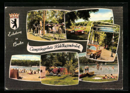 AK Berlin, Campingplatz Kohlhasenbrück Mit Strandbad  - Wannsee