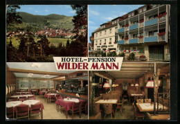 AK Königstein /Frankenalb, Ortsansicht, Hotel-Pension Wilder Mann, Inh.: K. Pirner  - Other & Unclassified