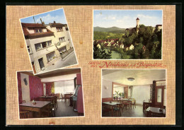 AK Neuhaus A. D. Pegnitz, Ortsansicht, Café Wolf  - Pegnitz