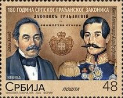 Serbia, 2024, The 180th Anniversary Of The Civil Code Of Serbia (MNH) - Serbia