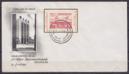 FDC "25e Foire De Bruxelles" Affr. PR117 Càd 1e Jour Bil. "BRUXELLES /21-4-1951/ FOIRE INTle 25e ANNIVERSAIRE" - Cartas & Documentos