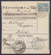 Lettonie - Mandat 40l Affr. 30s Càpt KUPRAVA /15.12.1932/ LATVIJA Pour MEZVIDI - Letonia