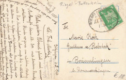 Bahnpost (Ambulant; R.P.O./T.P.O.) Riegel-Bottenheim (ZA2587) - Lettres & Documents