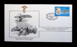 CL, FDC, Premier Jour, Roumanie, Posta Romania, Bucuresti, 18 XII 1976, Aviateur: Traian Vula, Frais Fr 1.85 E - FDC