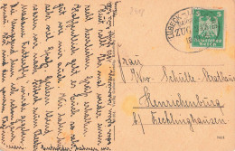 Bahnpost (Ambulant; R.P.O./T.P.O.) Lübeck-Lüneburg (ZA2591) - Storia Postale