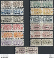 1915-24 Libia Pacchi 13v. MNH Sassone N. 1/13 - Other & Unclassified