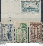 1935 Francia Soggetti Vari MNH 4v. Unif. N. 299/302 - Sonstige & Ohne Zuordnung