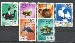 2649- 2 SERIES COMPLETAS COREA AVES 1979 Nº 1543/1547+ AEREOS A12 - Other & Unclassified