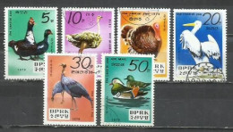 2650- 2 SERIES COMPLETAS COREA AVES 1979 Nº 1543/1547+ AEREOS A12 - Other & Unclassified