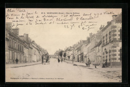 CPA Mortagne, Rue De Bellême, Vue De La Rue  - Otros & Sin Clasificación