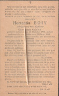 Nijlen, 1946,Hortentia Boiy, Grielen - Andachtsbilder